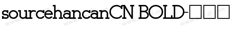 sourcehancanCN BOLD字体转换